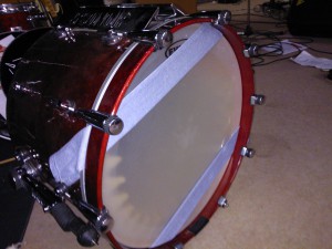 Bass-Drum Schlagseite